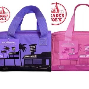 Trader Joe’s Mini Insulated Tote Bags set of 2 brand new
